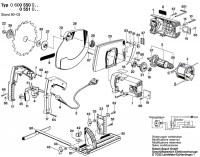 Bosch 0 600 550 001  Circular Hand Saw 110 V / Eu Spare Parts